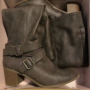 Tall Brown Small Heel Charlotte Russe Boots